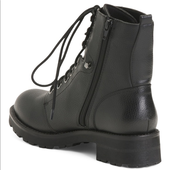 Mia Lug Sole Combat Boots - Picture 2 of 8